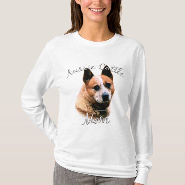 Australischer Rinderhund Mama 2 T-Shirt (Vorderseite)