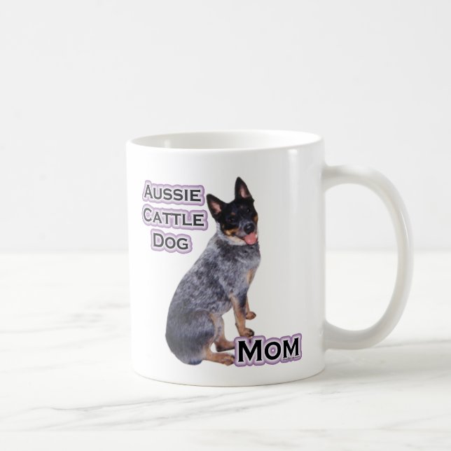 Australischer Rinderhund Mama 4 Kaffeetasse (Rechts)