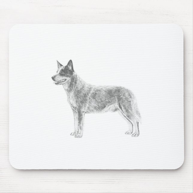Australischer Rinderhund Mousepad (Vorne)