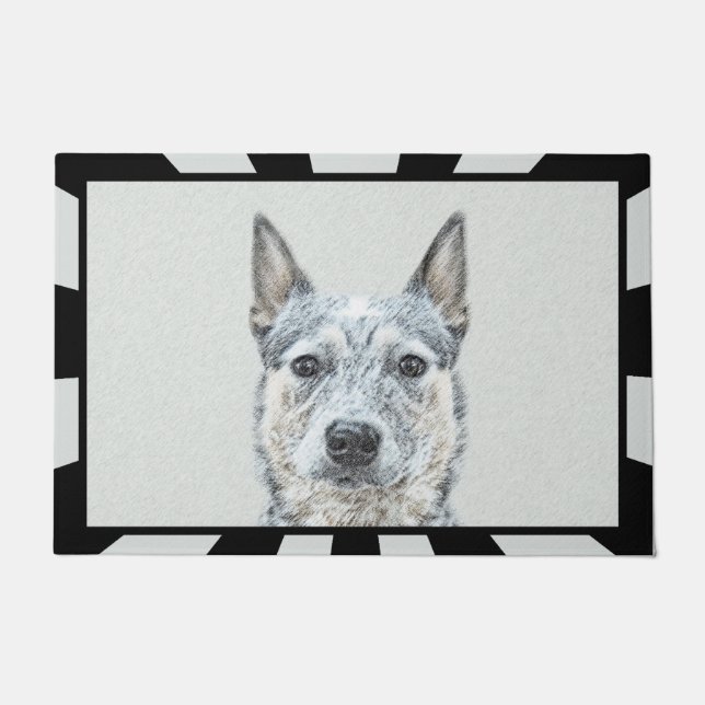 Australischer Rinderhund - Niedliche Original Dog  Fußmatte (Vorderseite)