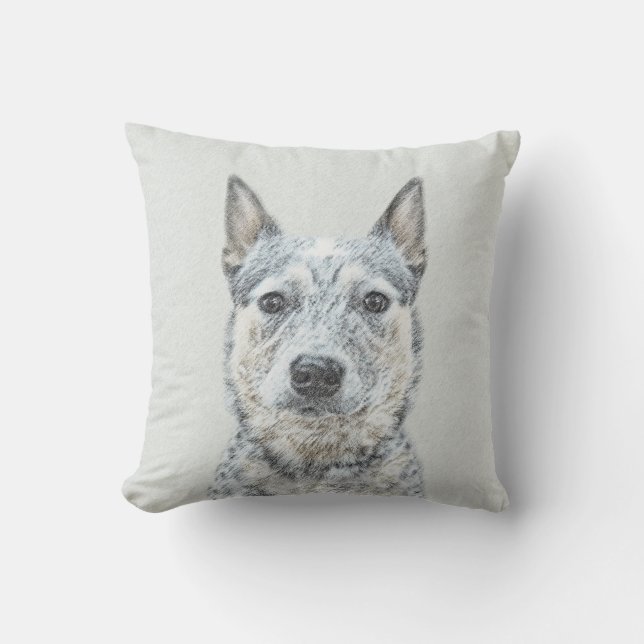 Australischer Rinderhund - Niedliche Original Dog  Kissen (Vorderseite)