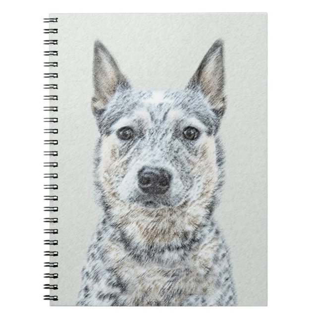 Australischer Rinderhund - Niedliche Original Dog  Notizblock (Vorderseite)