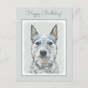 Australischer Rinderhund - Niedliche Original Dog  Postkarte