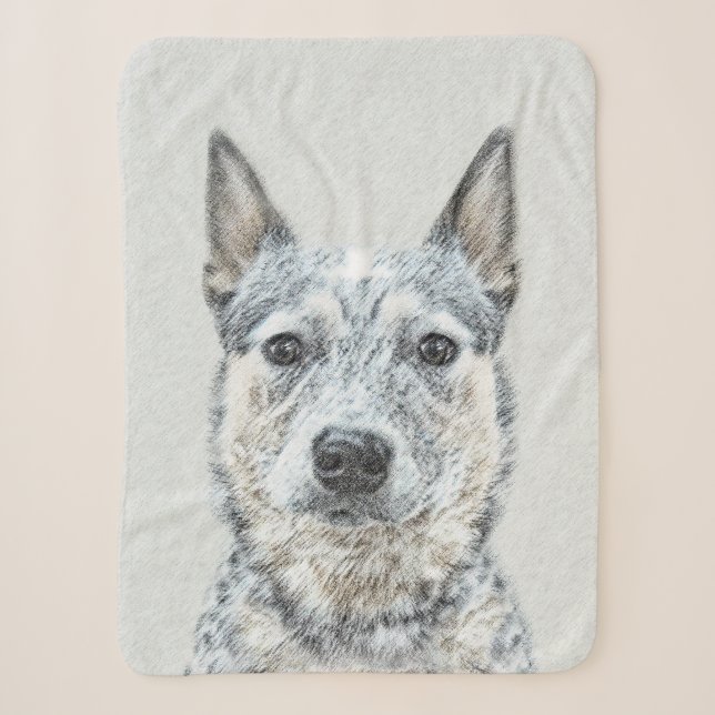 Australischer Rinderhund - Niedliche Original Dog  Sherpadecke (Vorderseite)