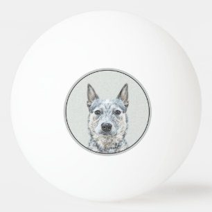 Australischer Rinderhund - Niedliche Original Dog  Tischtennisball