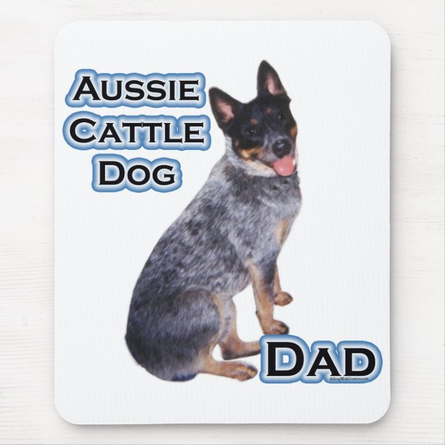 Australischer Rinderhund-Vater 4 Mousepad (Vorne)