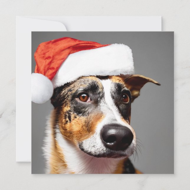 Australischer Rinderhund Weihnachten (Vorderseite)