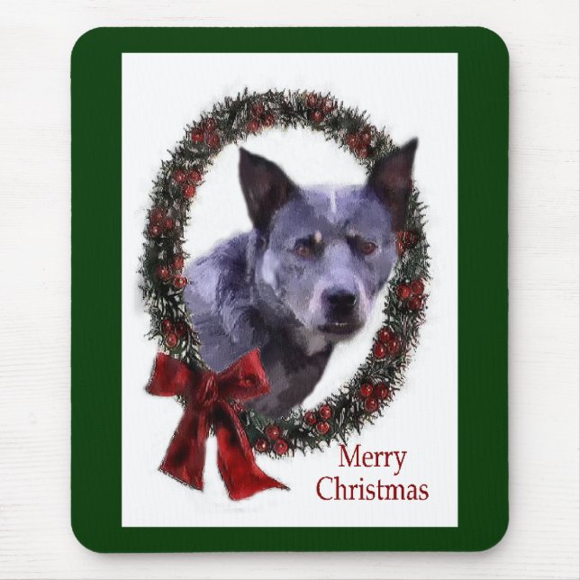 Australischer Rinderhund Weihnachtsgeschenke Mousepad (Vorne)