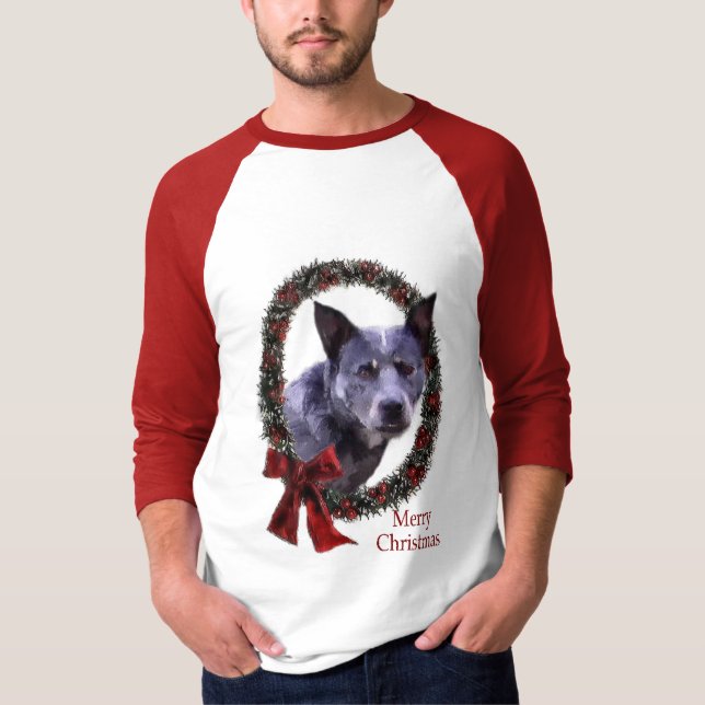 Australischer Rinderhund Weihnachtsgeschenke T-Shirt (Vorderseite)