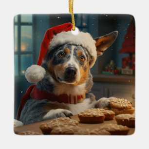 Australischer Rinderhund Weihnachtskekse Urlaub Keramikornament