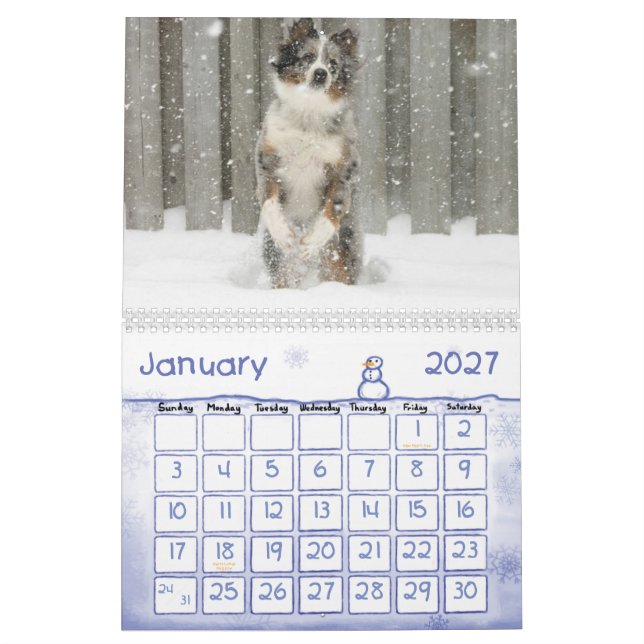 Australischer Schäfer-Kalender Kalender (Jan 2027)