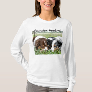 Australischer Schäfer-langer Hülsen-T - Shirt
