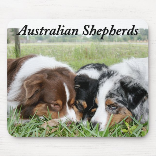 Australischer Schäfer Mousepad (Vorne)
