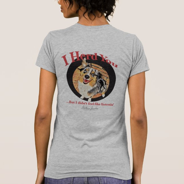 Australischer Schäfer-T - Shirt (Rückseite)