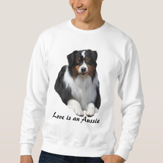 Australischer Schäfer-Wächter-UnisexSweatshirt Sweatshirt (Vorderseite)