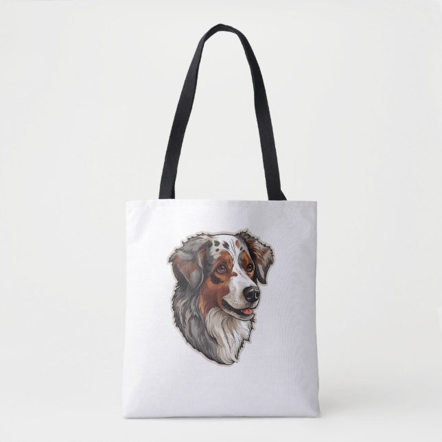 Australischer Schäferhund 1 Tasche (Vorderseite)