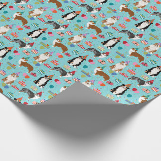 Australischer Schäferhund Birthday Packpapier