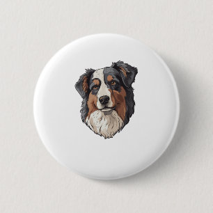 Australischer Schäferhund Button