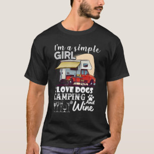 Australischer Schäferhund Camping Outdoor Wandern T-Shirt
