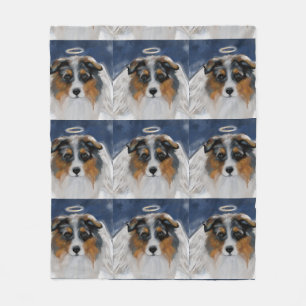 Australischer Schäferhund Fleecedecke