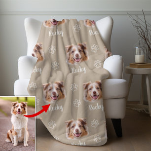 Australischer Schäferhund, Foto und Name, Haustier Fleecedecke