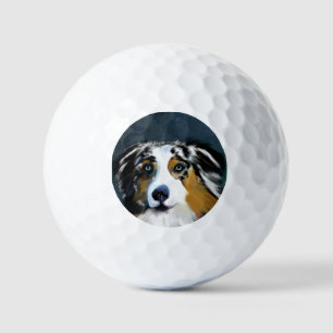AUSTRALISCHER SCHÄFERHUND GOLFBALL