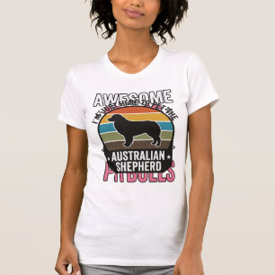 Australischer Schäferhund Haustierliebhaber Vintag T-Shirt