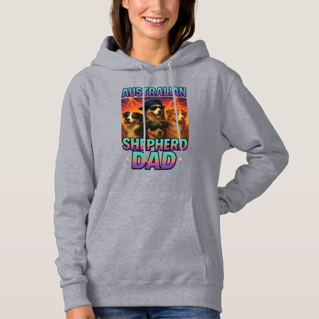 Australischer Schäferhund Hoodie (Vorderseite)