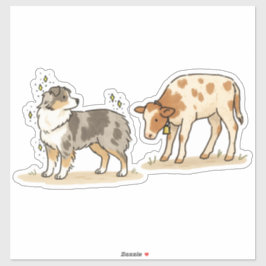 Australischer Schäferhund - Hüten Aufkleber