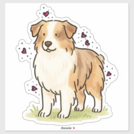 Australischer Schäferhund - Hüten Aufkleber