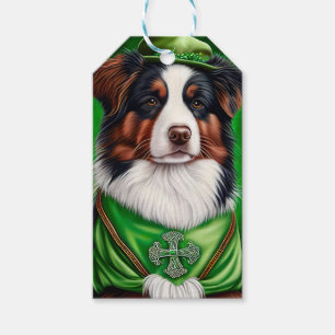 Australischer Schäferhund in St. Patrick's Day Dre Geschenkanhänger