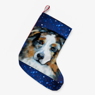 Australischer Schäferhund  Kleiner Weihnachtsstrumpf
