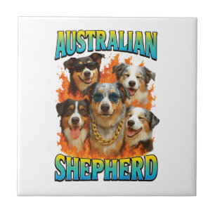 Australischer Schäferhund Kopie Fliese