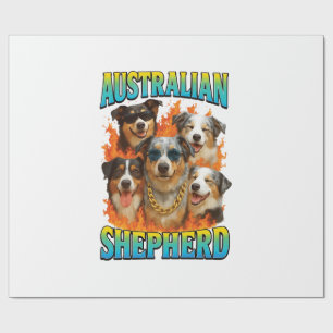 Australischer Schäferhund Kopie Geschenkpapier