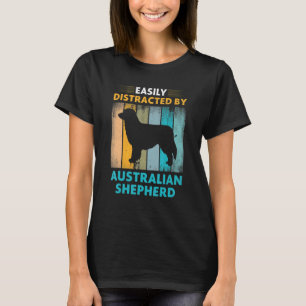 Australischer Schäferhund leicht von Hunden abgele T-Shirt