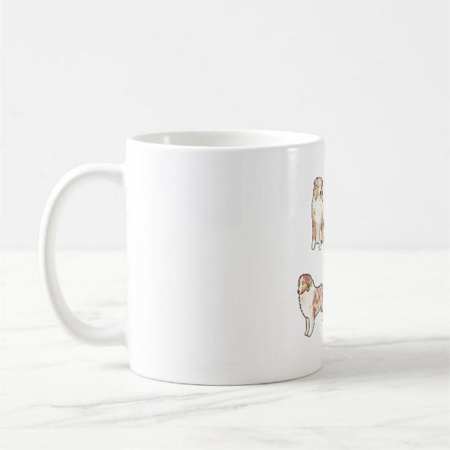 Australischer Schäferhund Magic Kaffeetasse (Links)