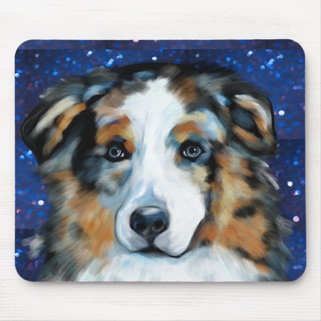 AUSTRALISCHER SCHÄFERHUND  MOUSEPAD (Vorne)
