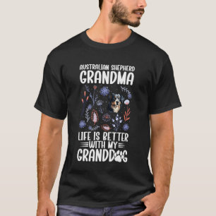 Australischer Schäferhund Oma Australischer Schäfe T-Shirt