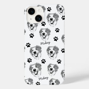 Australischer Schäferhund Personalisierte Hand Zei Case-Mate iPhone 14 Hülle