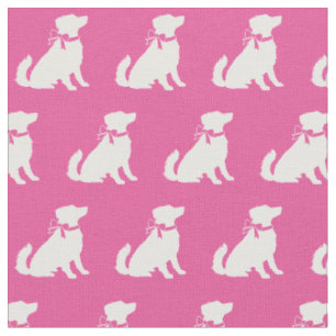Australischer Schäferhund Silhouette Pet Aussie Pi Stoff