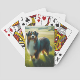Australischer Schäferhund Spielkarten