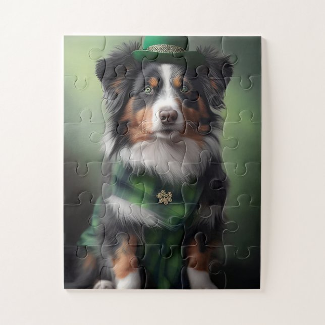 Australischer Schäferhund St. Patrick (Vertikal)