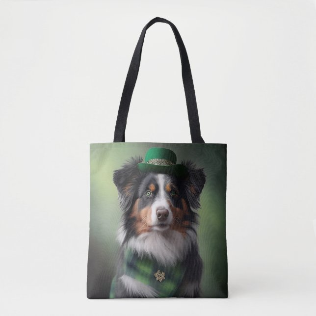 Australischer Schäferhund St. Patrick Tasche (Vorderseite)