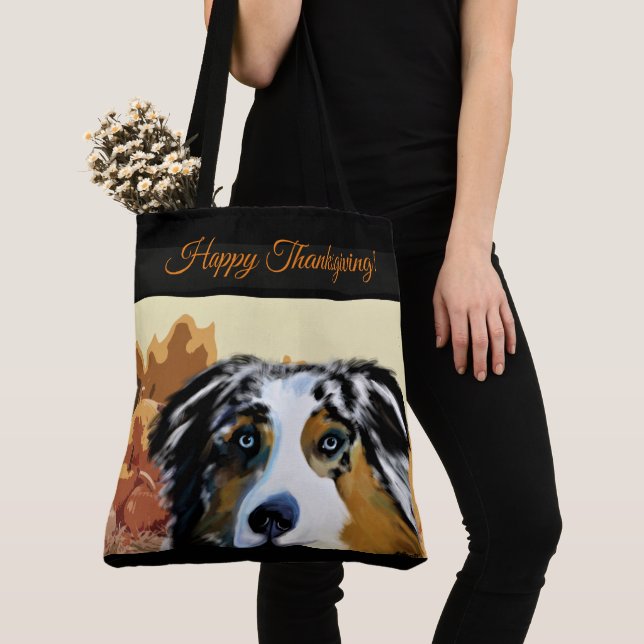 AUSTRALISCHER SCHÄFERHUND  TASCHE (Von Nahem)