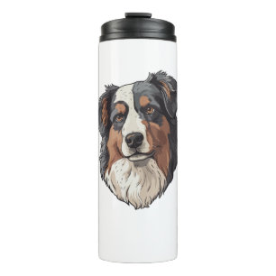 Australischer Schäferhund Thermosbecher