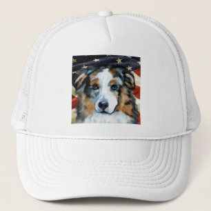 Australischer Schäferhund Truckerkappe