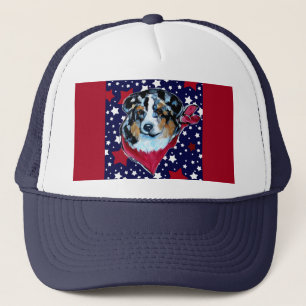 AUSTRALISCHER SCHÄFERHUND TRUCKERKAPPE