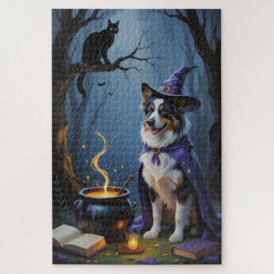 Australischer Schäferhund Whimsical Halloween Male