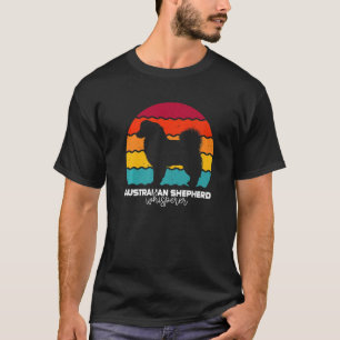 Australischer Schäferhund Whisperer Retro Vintag T-Shirt