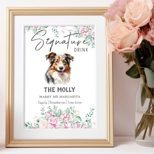 Australischer Schäferhund-Zeichen Poster (Von Creator hochgeladen)